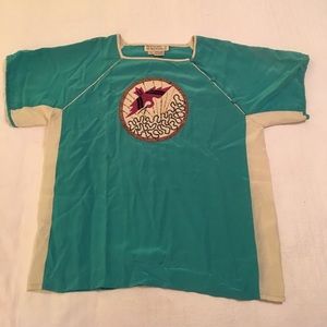 Vintage Silk top with beading